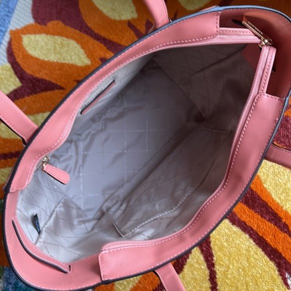 Michael Kors Carmen Large Leather NS Tote Sherbert - Picture 13 of 16